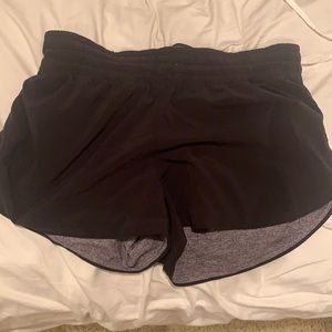 Size 10 lululemon reversible shorts